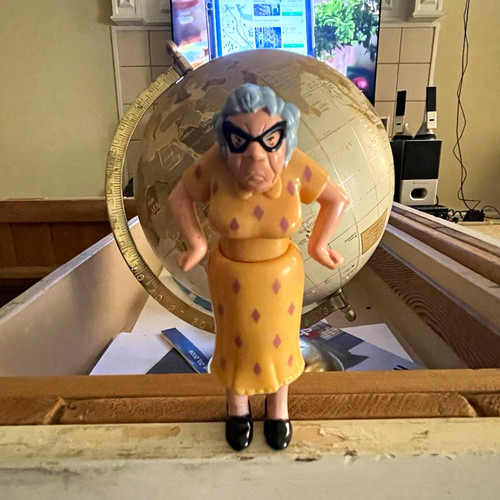 Plastic female character - female,