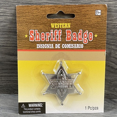 Western sheriff badge - western,